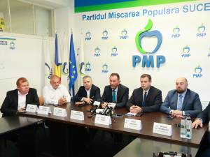 Conferința de presă a liderilor PMP