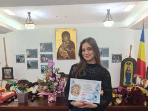 Andreea Teodora Balan a obținut Premiul „Theotokos”, la un concurs național de recitare