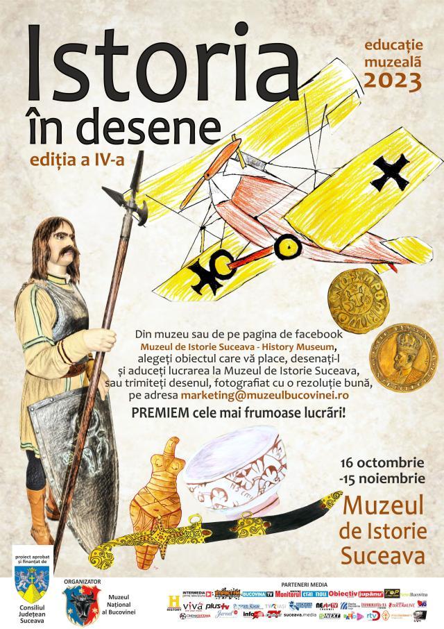„Istoria în desene”, ediția a IV-a, proiect muzeal adresat copiilor și tinerilor