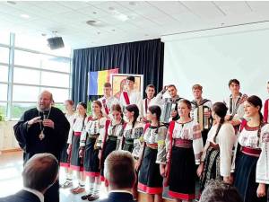 Grupul vocal-tradițional „Ai lui Ștefan, noi oșteni” a participat la o conferință a tinerilor ortodocși din Germania