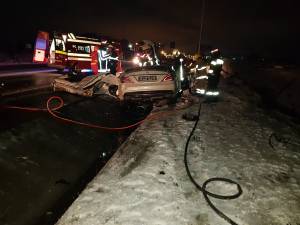 Imagini de coșmar la locul accidentului