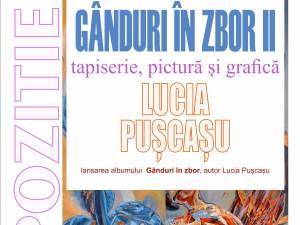 Expoziție de tapiserie, pictură și grafică, realizată de artista Lucia Pușcașu, la Galeria „Ion Irimescu” Suceava