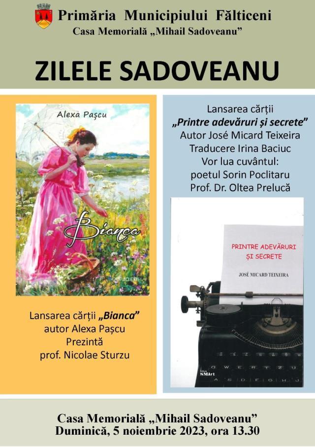 La Fălticeni, manifestări dedicate împlinirii a 143 de ani de la nașterea scriitorului Mihail Sadoveanu