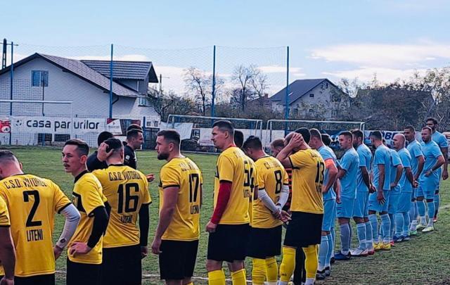 Partida de la Liteni s-a încheiat cu victoria echipei vizitatoare