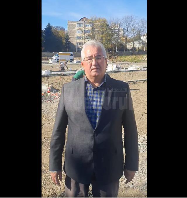 Primarul Sucevei a verificat în teren lucrările de amenajare a unei parcări publice în zona Mănăstirii ”Sf. Ioan cel Nou”