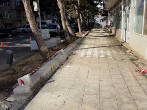 Lucrările de  reabilitare a treptelor și a aleilor pietonale din cartierul Burdujeni, pe Str. Bujorilor la bl. 101 și pe Str. Eroilor, bl. 123, verificate de Lucian Harșovschi