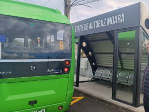 Stații moderne de autobuz, realizate în mai multe localități ale comunei Moara