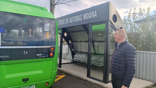 Stații moderne de autobuz, realizate în mai multe localități ale comunei Moara