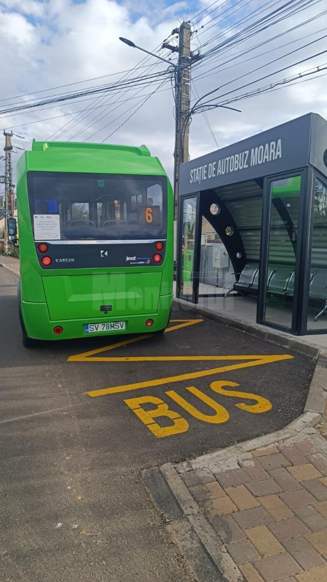 Stații moderne de autobuz, realizate în mai multe localități ale comunei Moara