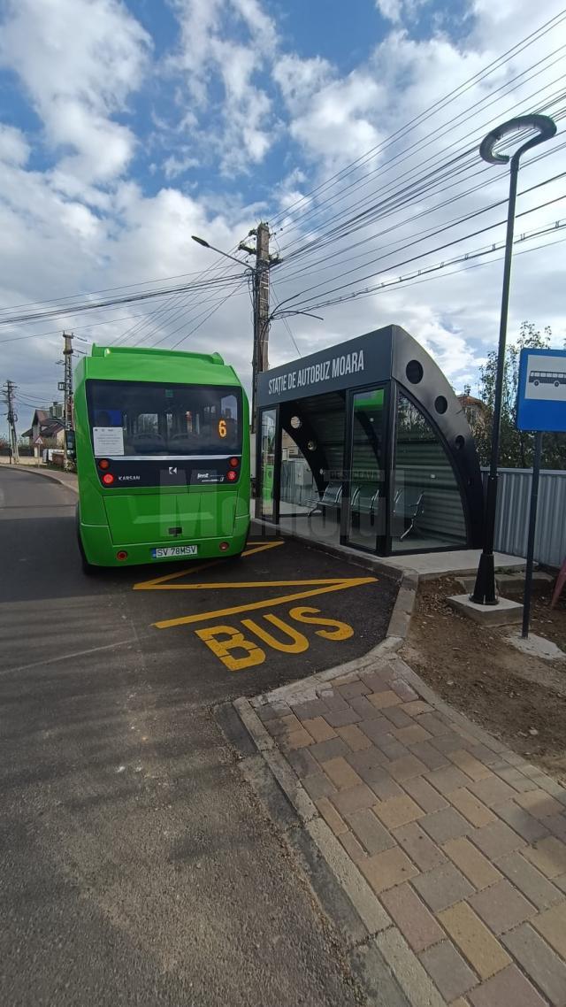 Stații moderne de autobuz la Moara