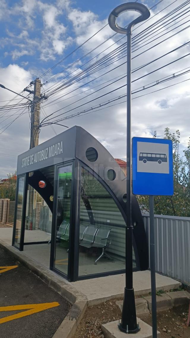 Stații moderne de autobuz la Moara