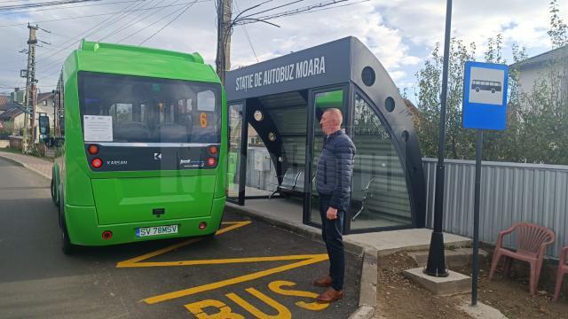 Stații moderne de autobuz la Moara