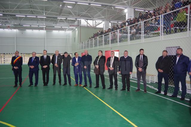 Sala de Sport Ancuta Bodnar din Vatra Moldovitei a fost construită printr-un propiect finanat prin CNI