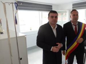 Deputatul PSD de Suceava Gheorghe Șoldan și primarul din Bălăceana, Constantin Cojocariu