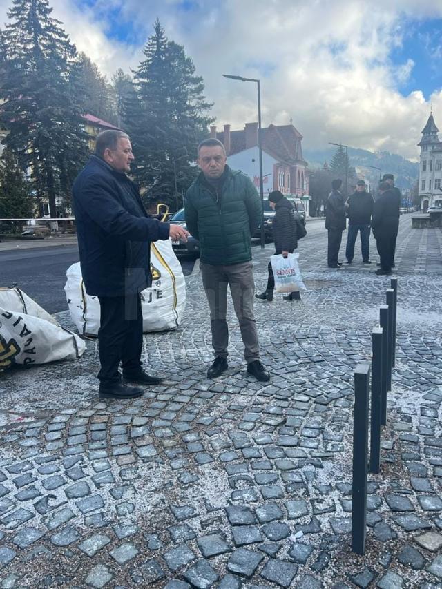 Gheorghe Flutur și viceprimarul din Vatra Dornei, Marius Rîpan, au verificat stadiul lucrărilor la proiecte de investiții din acest municipiu