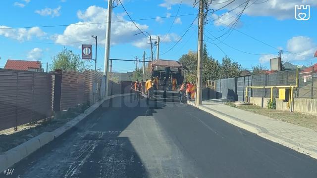 Lucrările de modernizare de pe strada Fagului se apropie de final, a anunțat viceprimarul Lucian Harșovschi