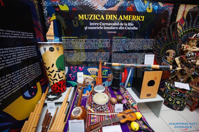 Expoziția „The Musical Man”, cu instrumente muzicale și sonorități din peste 15 țări, la Shopping City Suceava