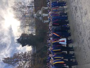 Ofialitățile au asistat la o paradă militară de Ziua Veteranilor