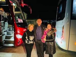 Larisa Blanari alaturi de primarii comunelor Voitinel si Dorna Candrenilor, Maria Plesca si Danut Candrea