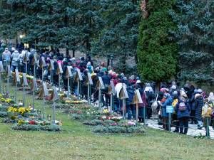 Coada către racla Părintelui Arsenie Boca