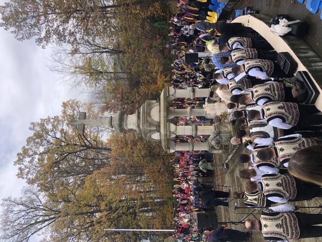 Ziua Veteranilor a fost comemorată la monumentul eroului poet Ioan Grosaru din satul Păiseni