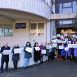 A doua zi de protest al angajaților de la Direcția de Sănătate Publică Suceava