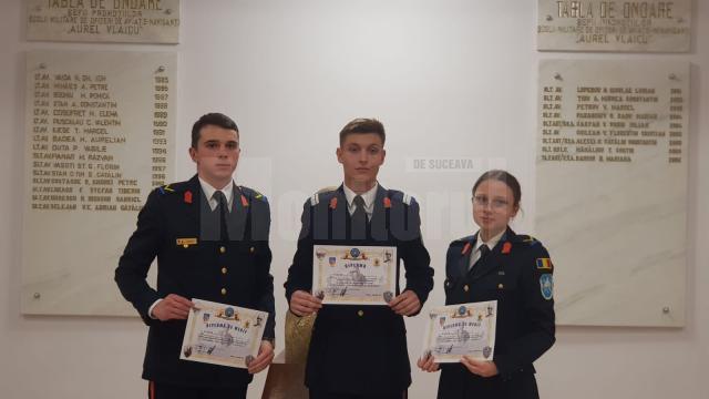 Elevii de la Colegiul Național Militar „Ștefan cel Mare” din Câmpulung care au participat la concurs