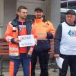 Personalul de la Ambulanța Suceava protestează în fața sediului față de noua lege a pensiilor