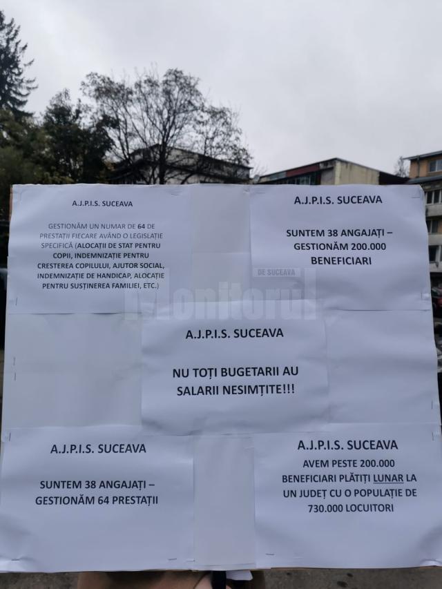 Angajații Agenției pentru Plăți și Inspecție Socială, în grevă de avertisment, pentru salarii mai mari și condiții mai bune