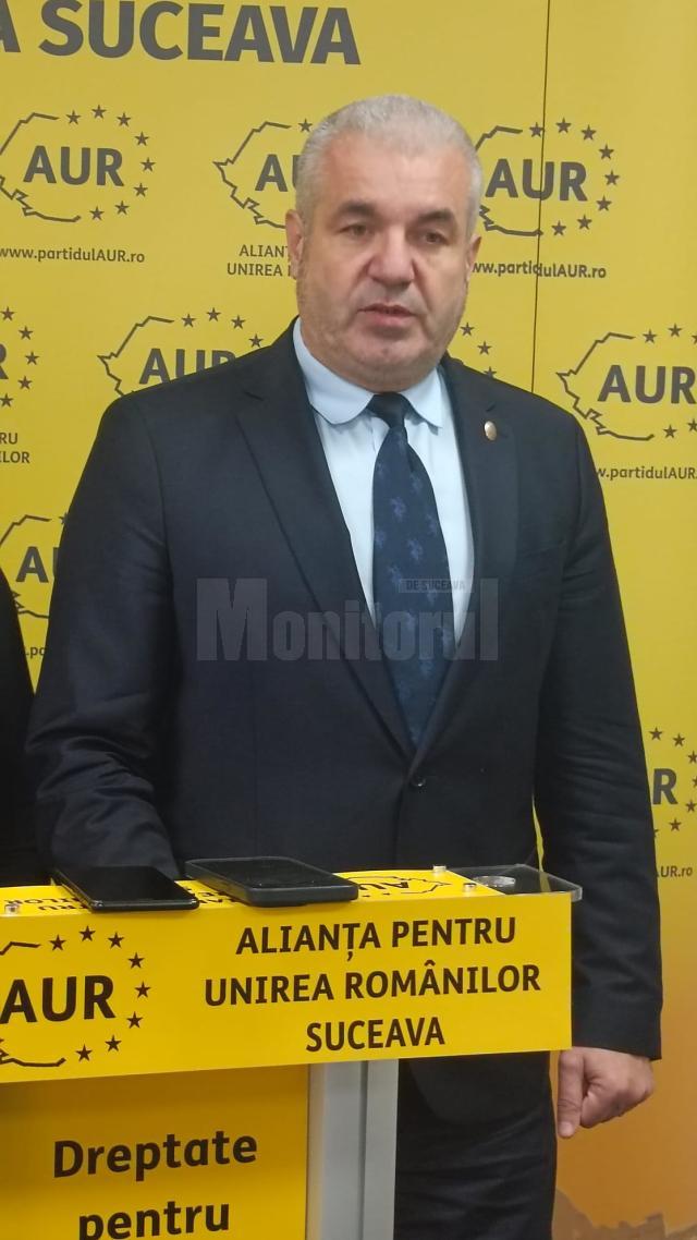 Deputatul AUR de Suceava Florin Pușcașu