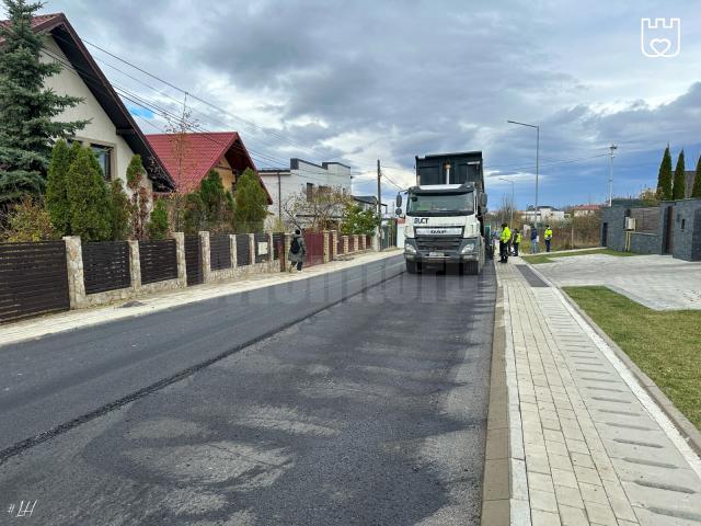 Strada Izvoarele Cetății, în curs de reabilitare până la intrarea în Ipotești