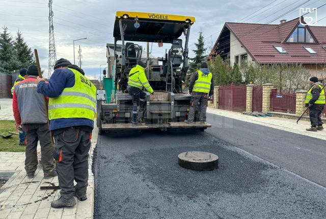 Strada Izvoarele Cetății, în curs de reabilitare până la intrarea în Ipotești