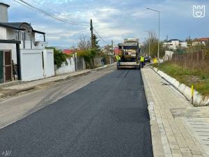 Strada Izvoarele Cetății, în curs de reabilitare până la intrarea în Ipotești