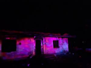 Casa afectată grav de incendiul de la Mitocaș