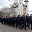 Ceremonia de absolvire şi avansare în gradul de sergent major a absolvenților Şcolii Militare de Subofiţeri de Jandarmi Fălticeni