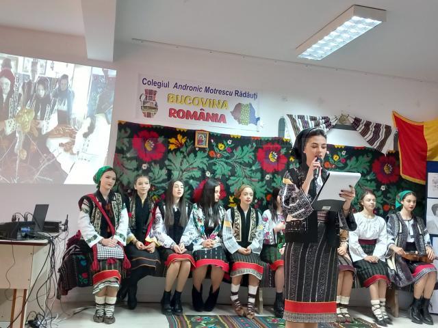 ,,Ziua Bucovinei” a fost marcată la Colegiul ,,Andronic Motrescu” Rădăuți