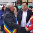 Primarul Sucevei, Ion Lungu, Elisei Bidu - reprezentant Simion Tehnocosntruct, și  directorul Sc. 10, Rodica Zimbru