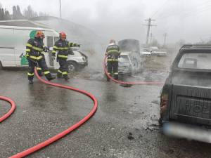 Incendiu masini