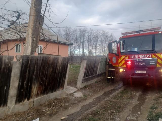 Incendiu cu final tragic la Drăgușeni