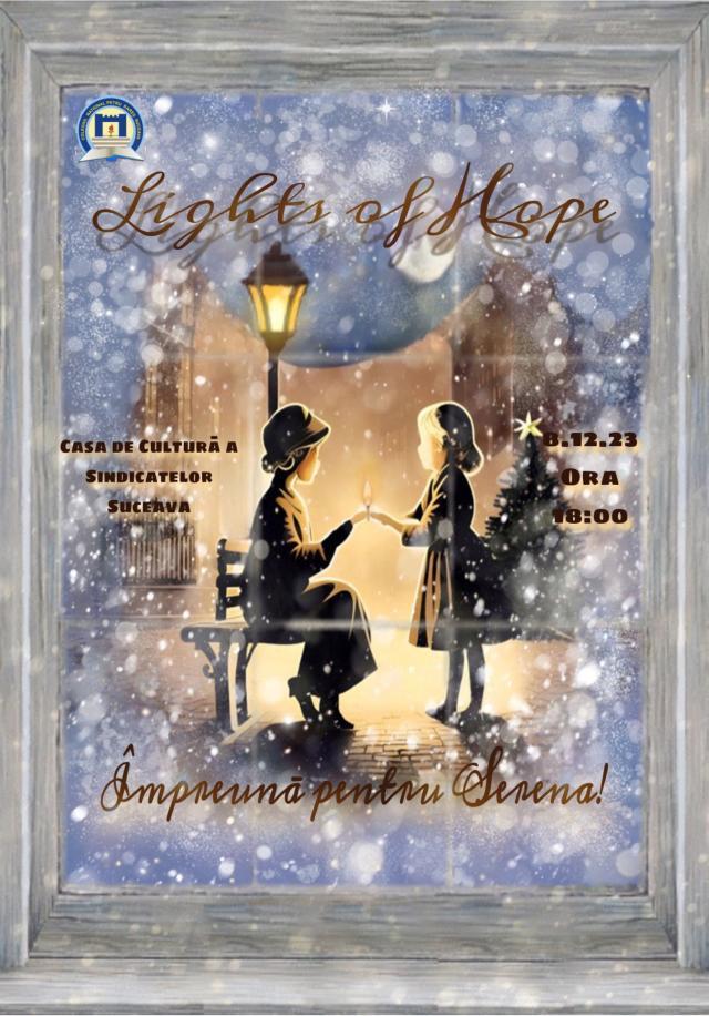 ”Lights of hope” - Spectacol caritabil de Crăciun al Colegiului „Petru Rareș”