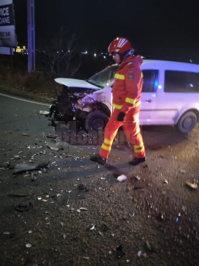 Accident cu doi răniți la Plopeni