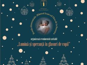 „Lumină și speranță în glasuri de copii”, eveniment caritabil pentru eleva Serena Frittelli, diagnosticată cu cancer