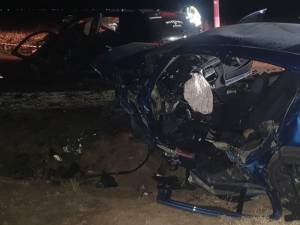 Cumplitul accident de duminică seară, de pe drumul comunal Dumbrăveni-Bursuceni