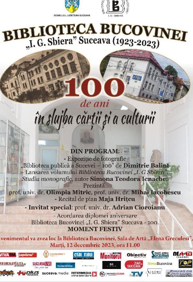 „100 de ani în slujba cărții și a culturii”