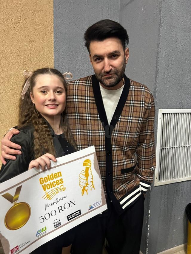 Eleva Beatrice Ecaterina Tcaciuc, în vârstă de 12 ani, s-a calificat în finala Golden Voice