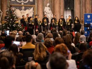 Corala „Ciprian Porumbescu” a concertat în Elveția, Franța, Italia și Germania