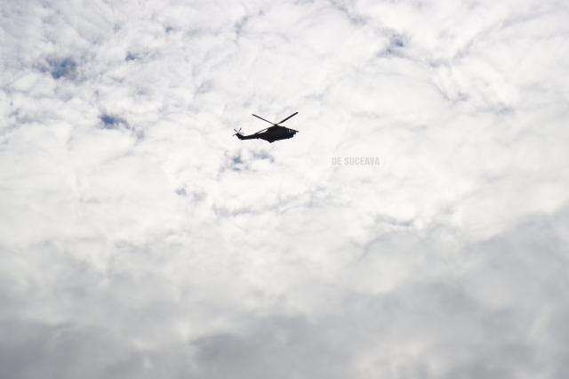 Pilot de legendă, survolând colegiul militar, la final de carieră