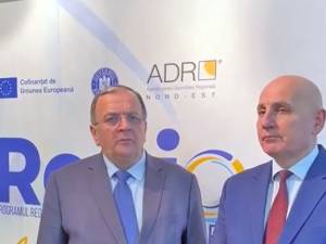Președintele CJ Suceava, Gheorghe Flutur, și directorul ADR Nord-Est, Vasile Asandei