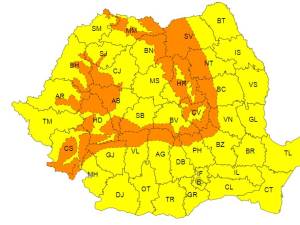 Avertizare meteo pentru perioada 22-24 decembrie