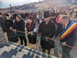 Gheorghe Flutur a participat la inaugurarea căminului cultural din comuna Comănești